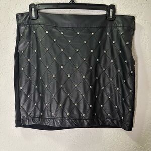 Forever 21 Black Label skirt with studs